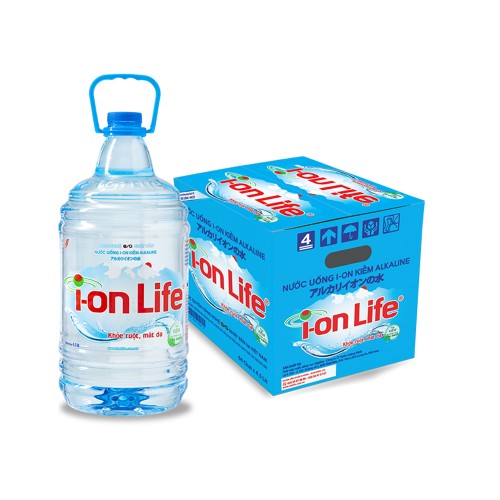 Thùng Nước I-on Life 4.5L x 4 chai