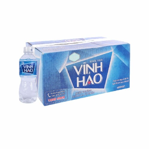 Thùng Nước Vĩnh Hảo 350ml x 24 chai