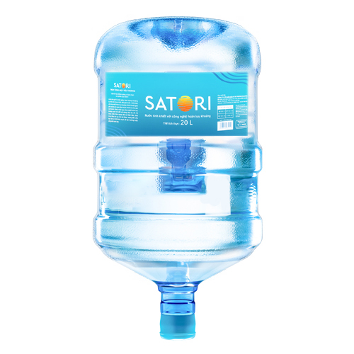 Nước uống Satori 19L Bình Úp